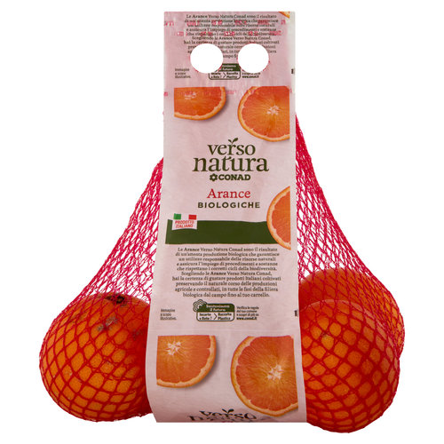 CONAD VERSO NATURA Arance Biologiche Tarocco Italia Cal. 4 1 kg-image