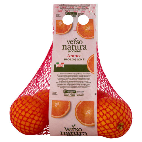 CONAD VERSO NATURA Arance Biologiche Tarocco Italia Cal. 5 1 kg-image