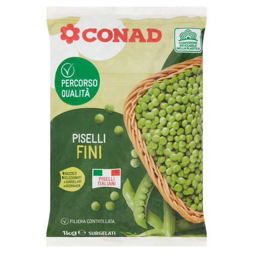 CONAD Percorso Qualità Piselli Fini Surgelati 1 kg-image
