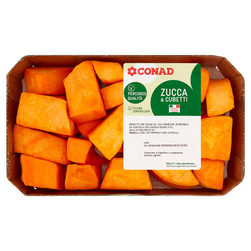 CONAD Percorso Qualità Zucca a Cubetti 400 g-image