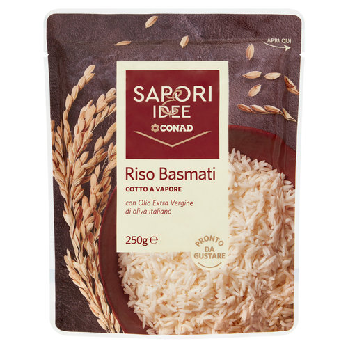 SAPORI & IDEE CONAD Riso Basmati Cotto a Vapore 250 g-image