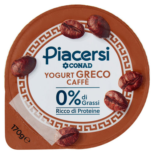 PIACERSI CONAD Yogurt Greco Caffè 0% di Grassi 170 g-image
