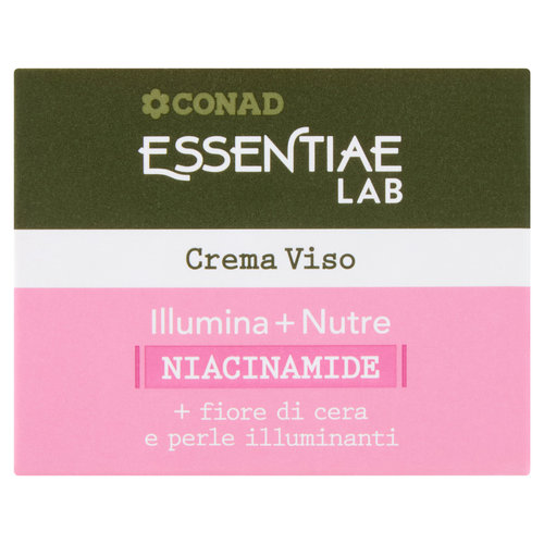 CONAD Essentiae Lab Crema Viso Illumina + Nutre Niacinamide + fiore di cera e perle illuminanti 50ml-image