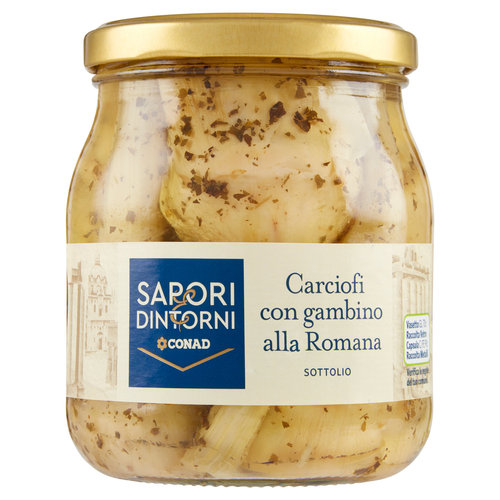 SAPORI & DINTORNI CONAD Carciofi con gambino alla Romana Sottolio 520 g-image
