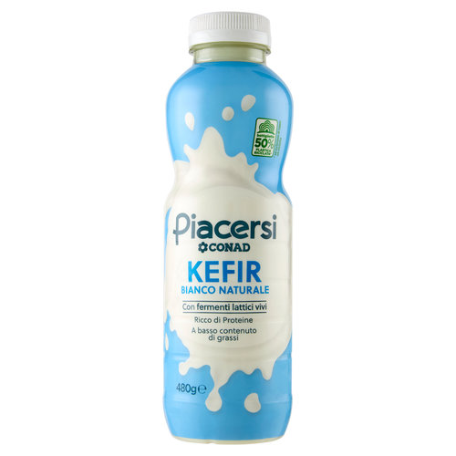 PIACERSI CONAD Kefir Bianco Naturale 480 g-image