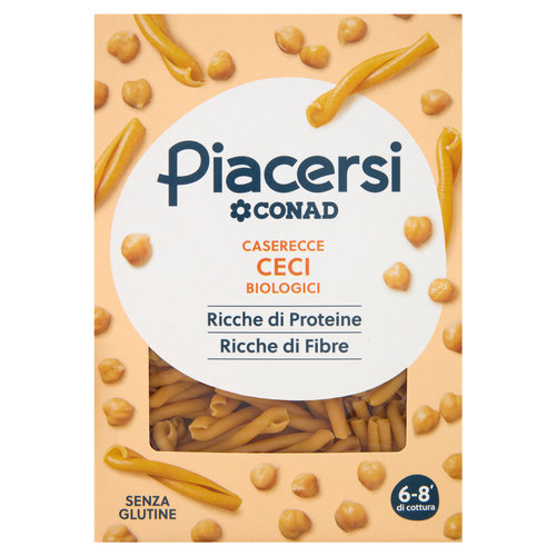 PIACERSI CONAD Caserecce Ceci Biologici 250 g-image