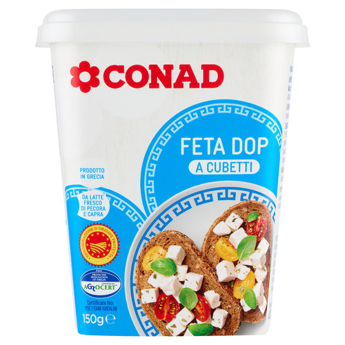 CONAD Feta DOP a Cubetti 150 g-image
