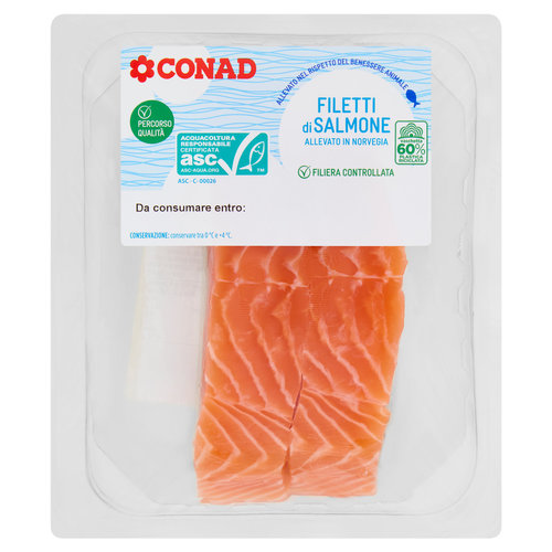 CONAD Percorso Qualità Filetti di Salmone 250 g-image