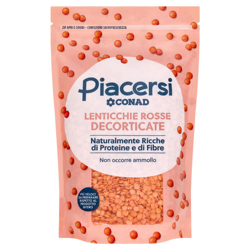 PIACERSI CONAD Lenticchie Rosse Decorticate 400 g-image