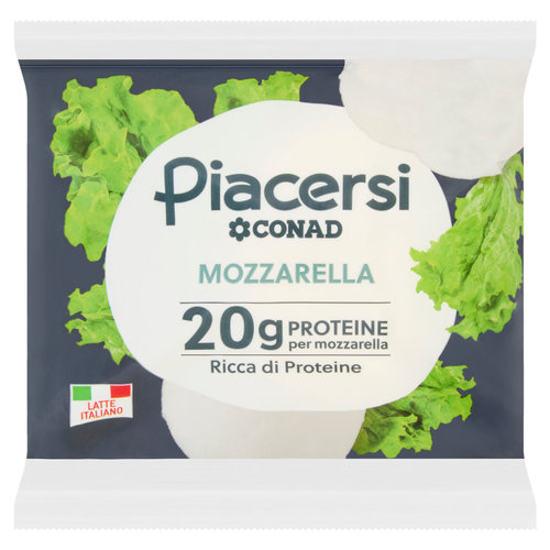 PIACERSI CONAD Mozzarella 20g Proteine per mozzarella 100 g-image