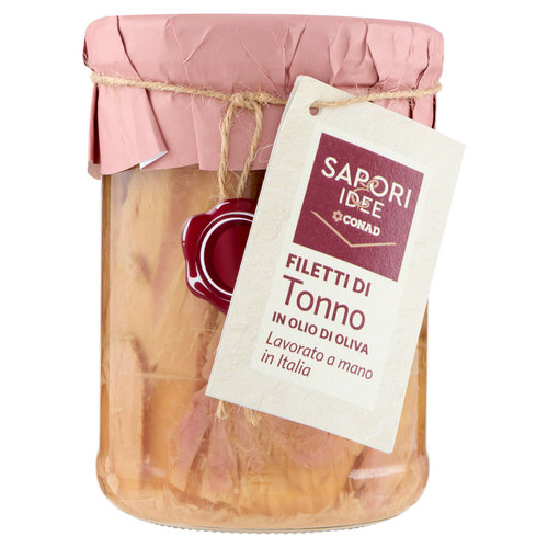 SAPORI & IDEE CONAD Filetti di Tonno in Olio di Oliva 820 g-image