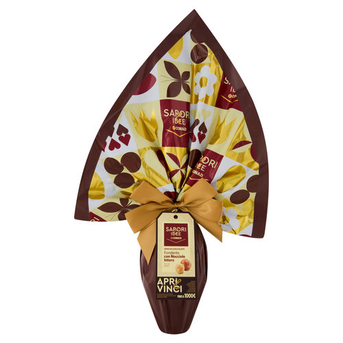 SAPORI & IDEE CONAD Uovo di Cioccolato Fondente con Nocciole Intere 380 g-image