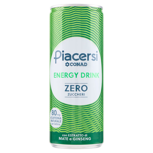 PIACERSI CONAD Energy Drink Zero Zuccheri 250 ml-image