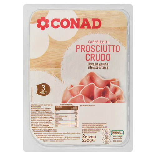 CONAD Cappelletti Prosciutto Crudo 250 g-image