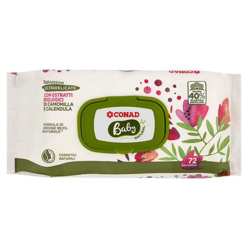 CONAD Baby Natural Salviettine Ultradelicate 72 pz-image
