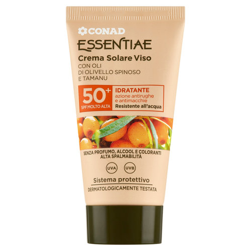 CONAD Essentiae Crema Solare Viso 50+ SPF Molto Alta Idratante 50 ml-image