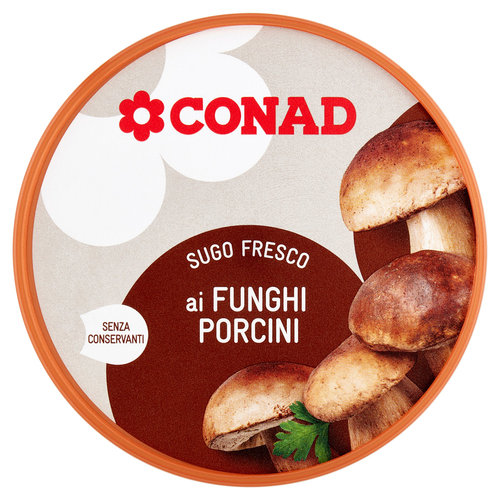 CONAD Sugo Fresco ai Funghi con funghi Porcini 200 g-image