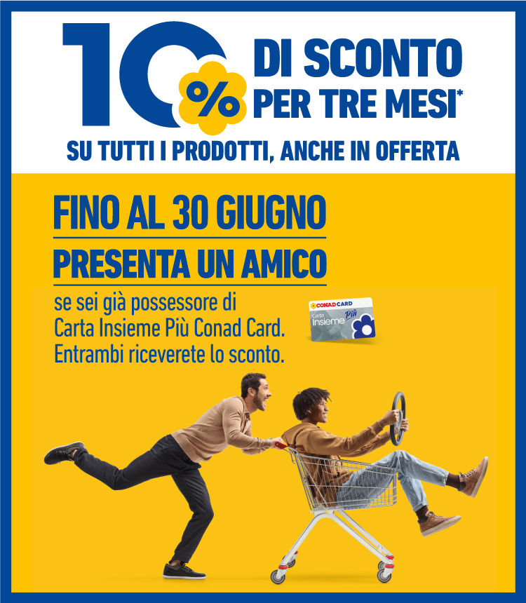 Sottoscrivi Carta Insieme Più Conad Card