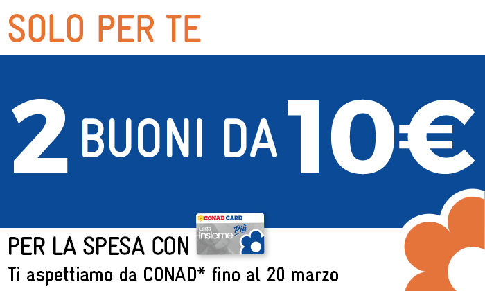 Vantaggi di Carta Insieme Più Conad Card